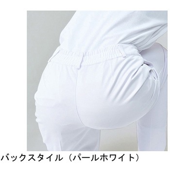 作業服 メディカルウェア ベルデクセル パンツ VEM110下 パールホワイト 5Lサイズ ミドリ安全