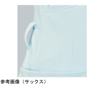 作業服 メディカルウェア ベルデクセル 男性用スクラブ VEMG220上 ホワイト Mサイズ ミドリ安全