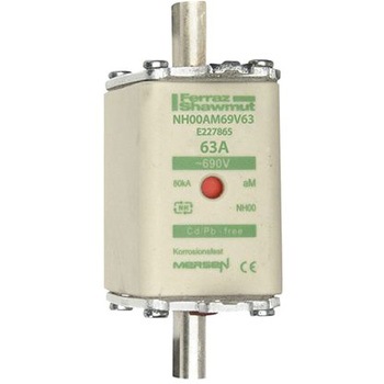 E227865C Mersen �q���[�Y�����N Mersen AC690V 63A �T�C�Y49�~30�~60mm 1��(3��) E227865C 49511955