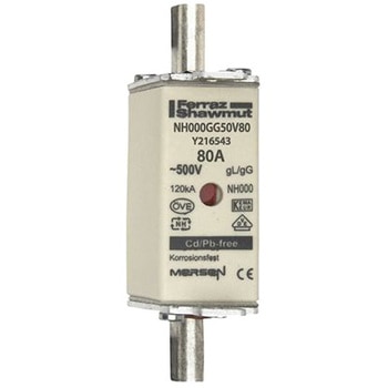 Y216543C Mersen �q���[�Y�����N Mersen AC500V 80A �T�C�Y49�~21�~53mm 1�� Y216543C 49511989