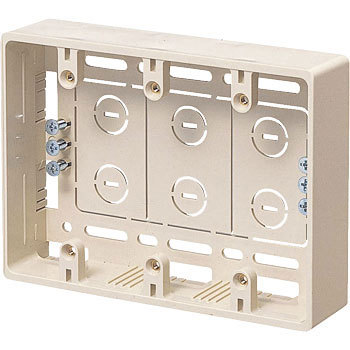 MSB-3M モール用スイッチボックス( ケーブル配線用露出スイッチボックス) 未来工業 49512873