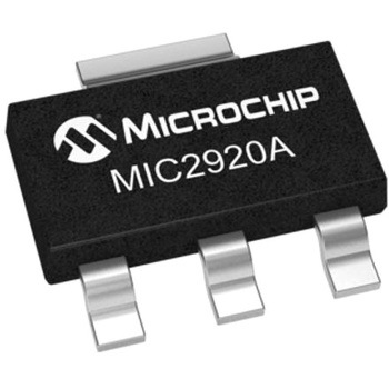 Microchip 低ノイズLDO電圧レギュレータ MICROCHIP