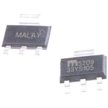 Microchip 低ノイズLDO電圧レギュレータ MICROCHIP