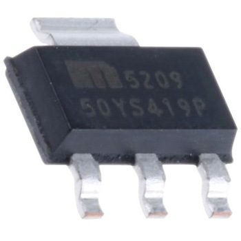 Microchip 低ノイズLDO電圧レギュレータ MICROCHIP