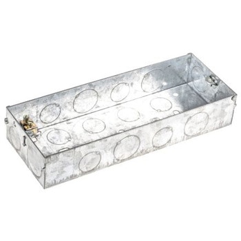MK Electric グレーシルバー アルミ 35mm 203 x 75 x 35mm Y マット仕上げ BS規格標準 75mm IP20 203mm MK (ELECTRIC)