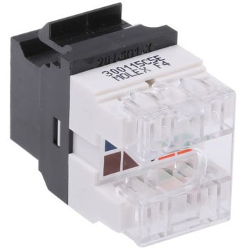 Molex Premise Networks ジャック Cat5e RJ45 シールドタイプ:UTP Molex Premise Networks