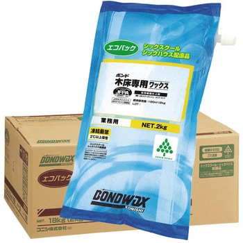 ボンド木床専用ワックス エコパック 1箱(2kg×9袋) コニシ 【通販 ...