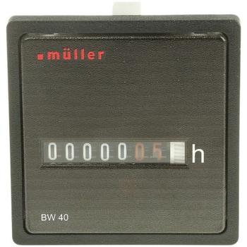 Muller アワーカウンタ パネル取り付け MULLER
