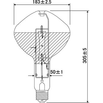 HRF250X/N2 蛍光水銀灯 1個 Panasonic(パナソニック) 【通販モノタロウ】