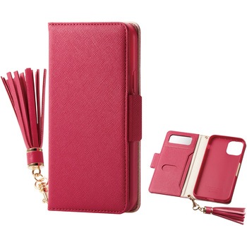 Iphone 11 Pro 5 8インチ ケース 手帳型 ミラー Icカード タッセル付 Tpu エレコム Iphoneケース 通販モノタロウ Pm A19bplfjm3nv