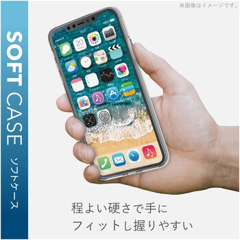 Iphone11promax ケース カバー ソフトケース Tpu マイクロドット加工 エレコム Iphoneケース 通販モノタロウ Pm A19ductcr