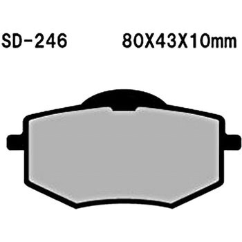 SD-246 ブレーキパッド(レジンパッド) 1セット Vesrah 【通販モノタロウ】