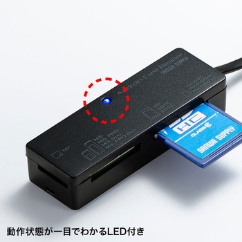 アンドロイド対応カードリーダー サンワサプライ