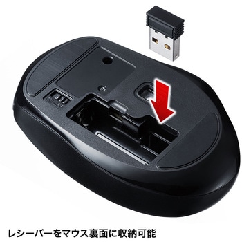 ワイヤレスブルーLEDマウス サンワサプライ