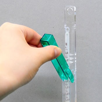 ガラス製棒温度計 0～200℃ クレセル