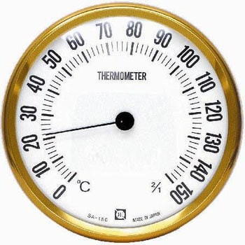 乾式サウナ用温度計 クレセル アナログ温度計 通販モノタロウ Sa 150