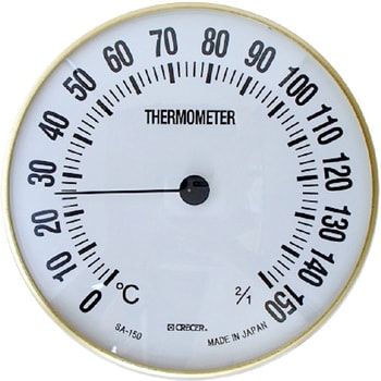 乾式サウナ用温度計 クレセル アナログ温度計 【通販モノタロウ】