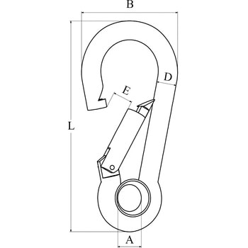 スナップフックA型 ステンレス モノタロウ