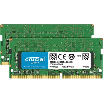 crucial PC4-19200 DDR4 SODIMM 32G(16Gx2)スマホ/家電/カメラ