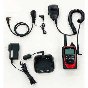 【レンタル】IP無線機(セット品：無線機・充電器・スピーカマイク・イヤホン・イヤホンマイク)au 4G LTE回線 ICOM(アイコム)  無線機レンタル 【通販モノタロウ】