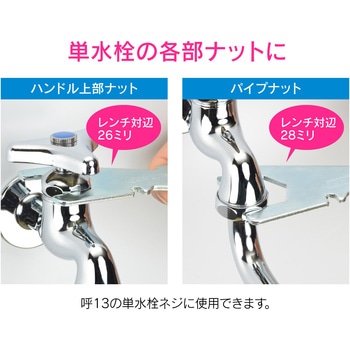 赤札見つけ 蛇口修理レンチセット GAONA(ガオナ)
