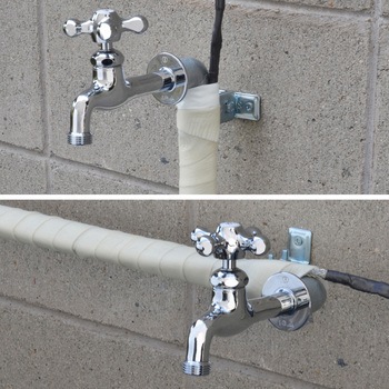 これカモ 凍結防止ヒーター  サーモスタットつき (水道管の凍結防止 金属管・樹脂管兼用) GAONA(ガオナ)
