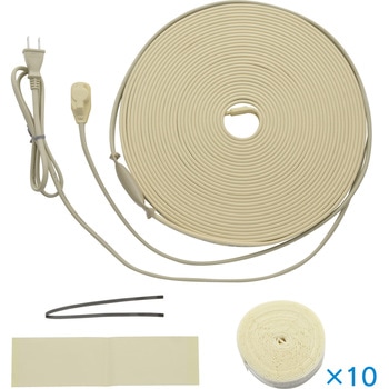 これカモ 凍結防止ヒーター サーモスタットつき (水道管の凍結防止 金属管用) GAONA(ガオナ)