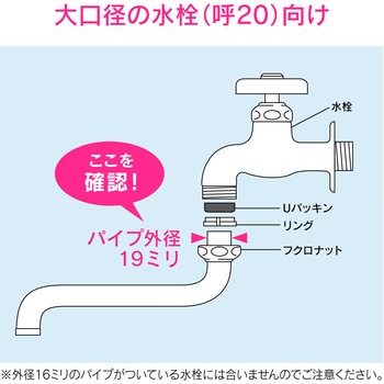 ガオナ Uパイプ 外径19ミリ用 GAONA(ガオナ)