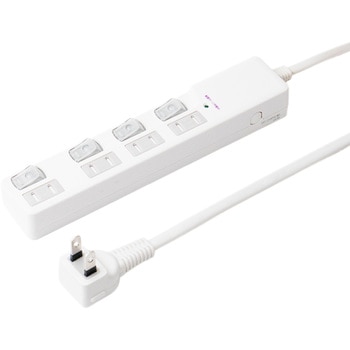 スイッチ付タップ 雷サージ 4個口 MCO