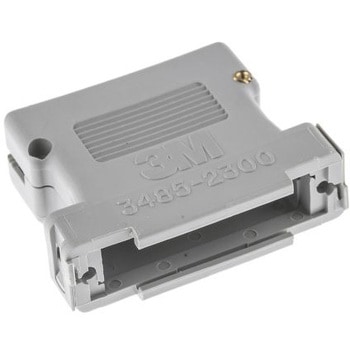 3M D-subコネクタ用バックシェル 3485 シリーズ ストレート 25 極 PBT 3M
