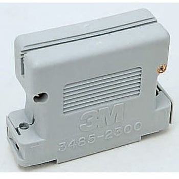 3M D-subコネクタ用バックシェル 3485 シリーズ ストレート 9 極 PBT 3M