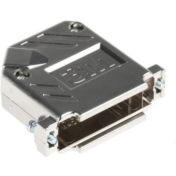3M D-subコネクタ用バックシェル アングル 25 極 ABS 3M
