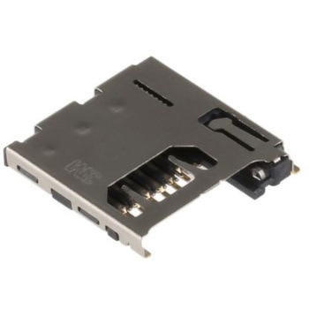 3M， メモリカードコネクタ， MicroSD 8 極， オス 2908-05WB-MG 3M