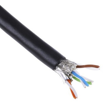 Cat6aケーブル Harting 錫めっき銅 編組 ハーティング