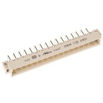 DIN41612コネクタ オス Harting 2列 5.08mm ピッチ ハーティング