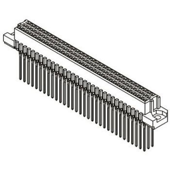 DIN41612コネクタ メス Harting 3列 2.54mm ピッチ ハーティング