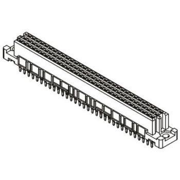 DIN41612コネクタ メス Harting 3列 2.54mm ピッチ ハーティング
