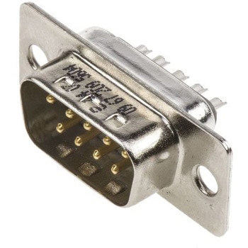 D-subコネクタ (はんだ端子) Harting オス 9極 ハーティング