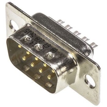 D-subコネクタ (はんだ端子) Harting オス 9極 ハーティング
