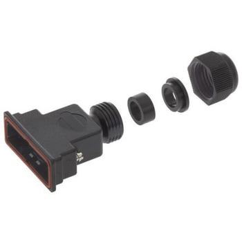Harting D-subコネクタ用バックシェル D-Sub Waterproof シリーズ ストレート ポリマー ハーティング