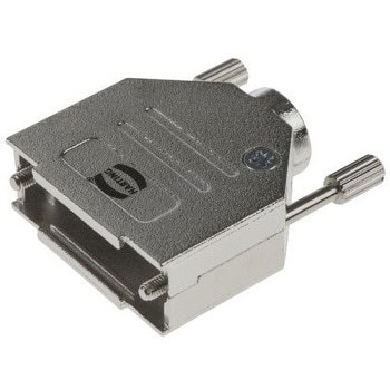 Harting D-subコネクタ用バックシェル ストレート メタル シルバー ハーティング