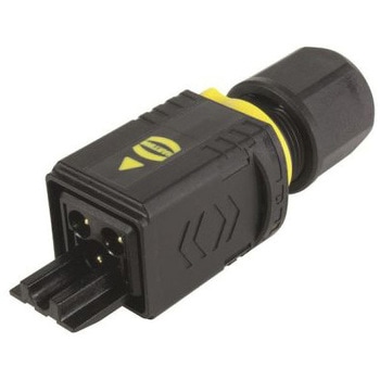 Harting HARTING PushPull シリーズ 電源コネクタ プラグ 3P ケーブルマウント 16A ハーティング