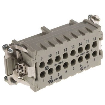 Harting ヘビーデューティコネクタ Han E シリーズ メス 16A 500 V ハーティング