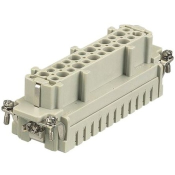 Harting ヘビーデューティコネクタ Han E シリーズ メス 24極 16A 500 V 48 E ハーティング