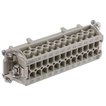 Harting ヘビーデューティコネクタ Han E シリーズ メス 25極 16A 500 V 48 B ハーティング