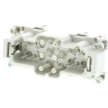 Harting ヘビーデューティコネクタ Han K シリーズ オス 19極 10 A 40 A 400 V 690 V 16 B ハーティング