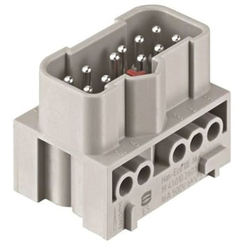 Harting ヘビーデューティコネクタ Han-Eco シリーズ オス 10極 16A 500 V 600 V 6 B ハーティング