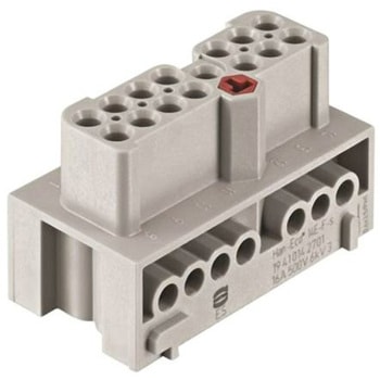 Harting ヘビーデューティコネクタ Han-Eco シリーズ メス 14極 16A 500 V 600 V 10B ハーティング