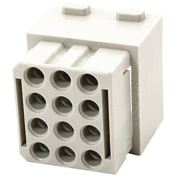 Harting ヘビーデューティコネクタ Han-Modular シリーズ メス 12極 1.5A 50 V ハーティング