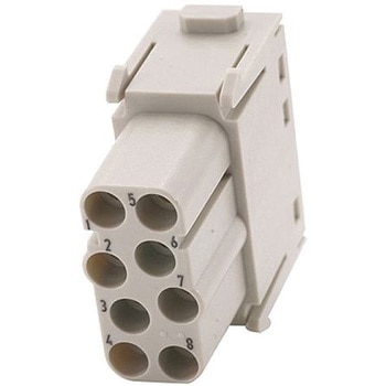 Harting ヘビーデューティコネクタ Han-Modular シリーズ メス 8極 16A 400 V ハーティング